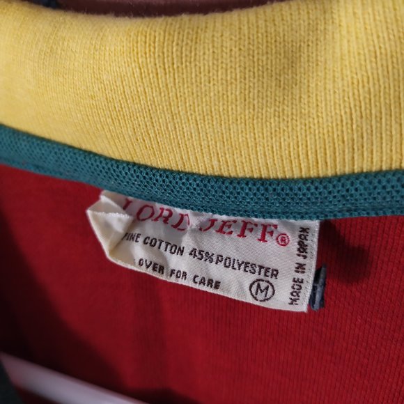 vintage made in Japan Lord Jeff primary polo - Picture 4 of 7